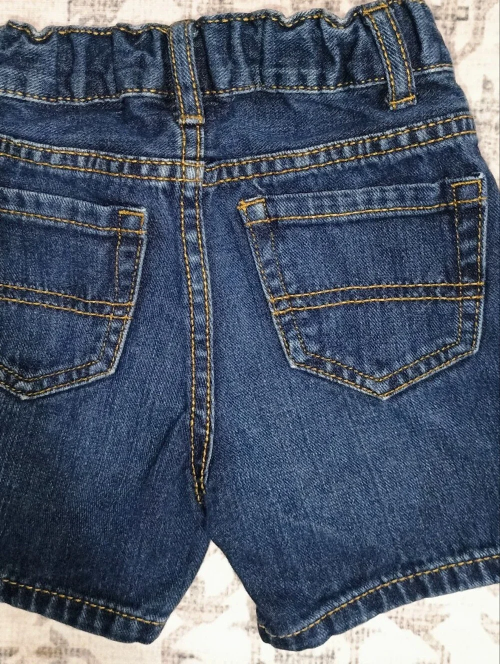 4/$15 Dark Wash Jean Short, 2T
